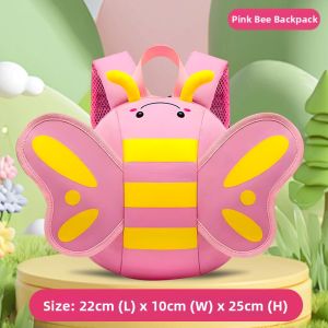 Cute Butterfly and Bee Kids School Backpack