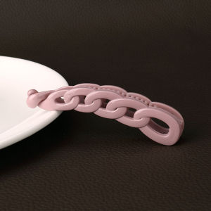 Minimalist Banana Vertical Clip Acrylic Ponytail Hairpin Western Style Large Hair Volume Multi Hairpin Head Accessories Elegant Twist Clip Female