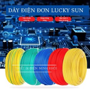100m Dây Điện Đơn Mềm Lõi Đồng Các Loại dây điện chịu nhiệt đơn nhiều lõi dây và cáp điện dây điện xịn lõi đồng dây cáp điện đơn dây điện lực hạ thế cuộn dây điện