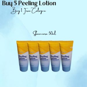 Buy 5 Peeling Lotion All Sizes & Get Free 15ml Cologne