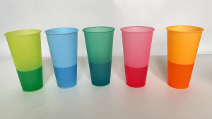 Botol Minum 710ml Tumbler Air Dingin Berubah Warna Tumbler Botol Minum Free Sedotan HHG