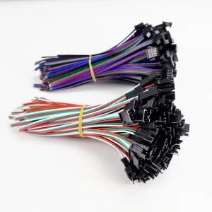 8Pairs 2/3/4/5/6Pin SM 15cm Cable Female/Male Connectors For Led Strip RGB 5050 3528 WS2801 APA02 WS2815 WS2813