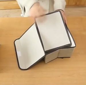 2 in 1 Storage Box Foldable Space Saving Organizer Box  For Small Toys Books Clothes Organizer