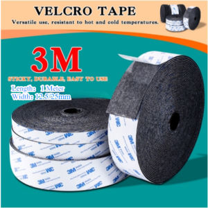3M Velcro Tape Self Adhesive Heavy Duty Hook and Loop Tape Strong Self-Adhesive Sticky Back Fastening 25mm