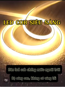Led COB Siêu Sáng Chống Nước 24V 280 Mắt Led (chưa kèm đầu bịt)