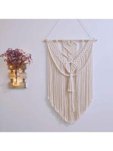  YYBAIO | Handwoven Cotton Rope Wall Hanging for Decorative Use