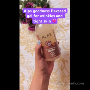 Alps Goodness Flaxseed Gel (300ml) | For Hair & Skin | Frizz-Control | Smoothening | Moisture Rich