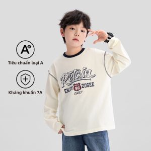 zosee | Áo Thun Tay Dài Bé Trai Cotton Cho Mùa Xuân và Thu Loại A
