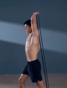 ชุดยางยืดออกกำลังกาย ยางยืดออกกำลังกาย 5 เส้น/5 ระดับแรงต้าน ยางออกกำลังกาย ดึงข้อ โหนบาร์ โยคะ