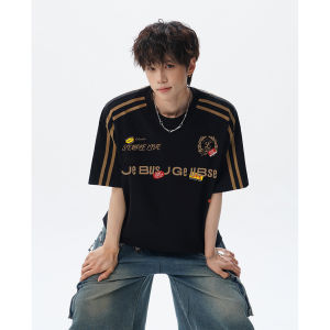 OULUDE | Summer New Loose Round Neck Casual T-Shirt