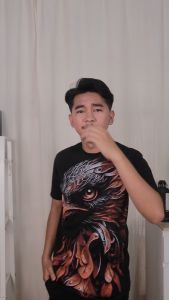 Kaos Distro Cowok Motif Elang ARMOR