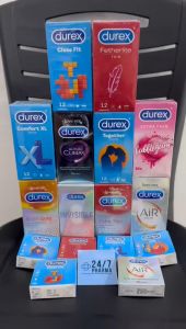 (1 Piece) Durex Extra Safe Condoms Condom Kondom Lelaki 安全套 避孕套 Ultra Thin Love Long Lasting Sensitive Strawberry Chocolate