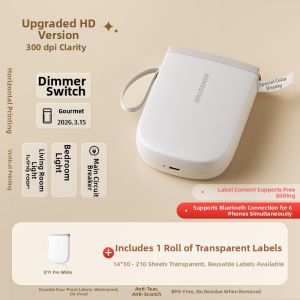 Niimbot | Bluetooth Creative Waterproof Self-Adhesive Transparent Night-Glow Label Printer