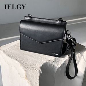 IELGY Korean Version Solid Color Square Shoulder Messenger Bag