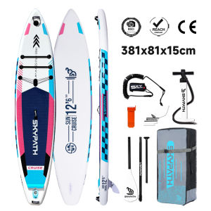 Inflatable Double Layer Stand up Paddle Board Surfing Board for Adults Water Sports Racing Outdoors Camping Travel Gear