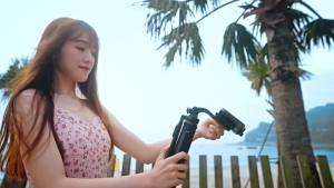 TOKQI | Tripod for Smartphone Light Camera Tripods Stand with Wireless Bluetooth Selfie Stick Bracket with Phone Holder for Vlog/Video