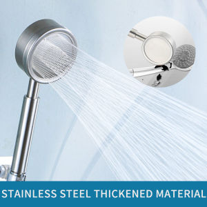 Bathroom High-Quality 304 Stainless Steel Shower Head Pressurized Water-Saving Shower Head Bathroom Fixtures Accessories