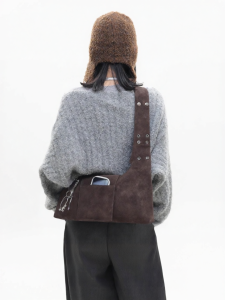 JANDRESS | Multi-Color Small Studded Convertible Fringe Work Bag