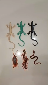 Mainan Mirip Asli Untuk Usilin Papa Mama Teman Kecoak Coro Kecoa Lipan Cicak Bahan Plastik Prank