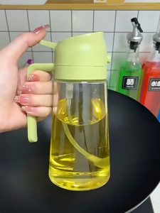 Jearry Food-Grade Glass Multi-Functional Oil Dispenser Pouring and Spraying Dual-Purpose Large-Capacity Pressurised Oil Bottle Kitchenware