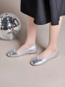 Reemoor | Genuine Leather Ballet Style Flat Shoes