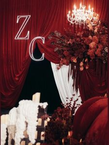 Wedding Decorative Velvet Background Curtain Stage Base Blackout Curtain Sheer Drape Festive Celebration Event Backdrop