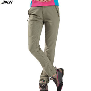 JNLN Waterproof Hiking Pants Women Summer Quick Dry Trekking Camping Running Rain Pants Outdoor Sports Stretch Mountain Trousers