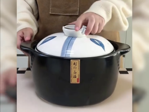 4.5L High-temperature resistant ceramic casserole multifunctional household soup pot for gas stove