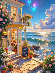 Jigsaw Puzzle Beautiful Sunset Seaside Beach Ocean Landscape Art For Adults Great Weekend Relaxation And Family Fun Gift