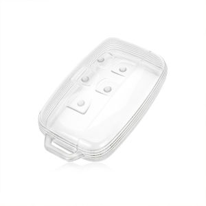 Black Transparent For Land Range Rover Sport Evoque Velar Discovery 4 LR4 Jaguar XE XF XJ Car Key Fob Case Cover Holder Keychain