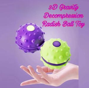 Decompression 3D Radish Gravity Ball/ Fidget Toy