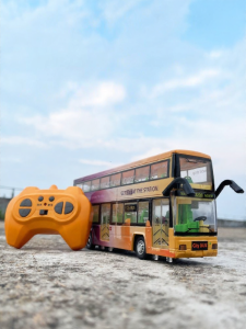 KAIWEI | Remote Control Double-decker Bus Model with Real Person Voice Broadcast