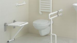 [Ready Stock]Wall-Mounted Foldable Bath Chair / Kerusi Mandi Dinding / 摺疊洗澡蹬 Elderly Pregnant Safety Toilet Bathroom