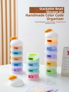 TAOXIAOHE | DIY Transparent Plastic Storage Bottles and Display Rack