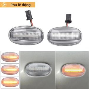 Malcayang | Đèn LED Báo Rẽ Bên Hông Động Cho Chevrolet Aveo T200 Daewoo Matiz Spark I II T10 Giao Diện Cường Độ Cao 2400LM
