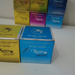 Kem ngăn ngừa nám tàn nhang đồi mồi xuân saieho trà xanh sữa non  18g