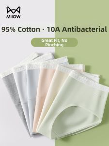 MiiOW | Cotton Breathable Antimicrobial Womens Panties