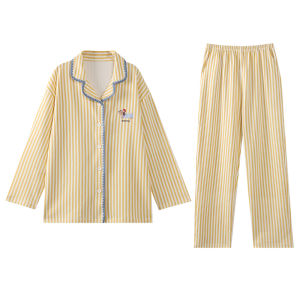 MiiOW | Pure Cotton Cat Person Sleepwear Long Sleeve Pants Comfortable Soft Skin-friendly Outdoor Home Clothes Set For Women