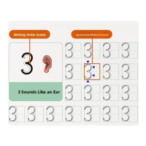 XUERUXUAN | Educational Writing Practice Book Pre-school Kindergarten