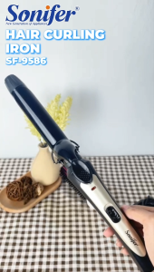 Sonifer Hair Curler Electric Ceramic Curling Iron For Hair 25MM Professional Multi Style Curler Hair