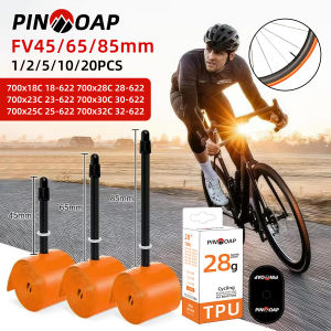 PINMOAP 45/65/85MM TPU Road Bicycle Inner Tube 700x18c/32c Ultra Light And Durable Anti Puncture And High Temperature Resistant