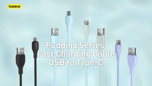 Cáp sạc nhanh truyền dữ liệu Ba-se-us Pudding Series Fast Charging Cable USB to Type-C 100W