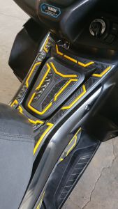 Deck Pad Cover All New Aerox 155 Rubber Karet Aksesoris Motor Matic