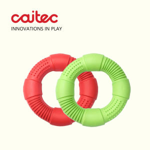 CAITEC Dog Toy Soft Ring Lightweight Floating Water Teeth Grinding Interactive Toy for Corgi Samoyed Border Collie