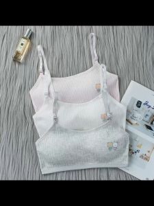 เสื้อในเด็ก สปอร์ต ฟรีไซร์ ผ้าคอตตอน ไม่มีฟองน้ำ สปอร์ต สบาย ใส่สบาย