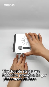 Portable 360 Rotation Folding Stand Holder All Aluminum Heat Sink alloy For Tablet Phone Laptop Pad