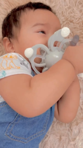 Đồ chơi gặm nướu đa năng gặm nướu Galaxy HEORSHE Chất liệu Silicone cao cấp kèm hộp đựng cho bé từ 6M - Nhật Nam Baby Store