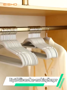 【SG Seller】Lab Cosi  Cream Living Velvet Hangers Clothes Rack 10&50 Pcs kid Hanger Non Slip Skirt Hangers Closet Laundry Organizer