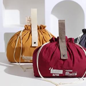 Camping Lunch Bag Large Capacity Drawstring Storage Bag Business Trip Travel Toiletry Bag Cosmetic Bag Gift for Mother