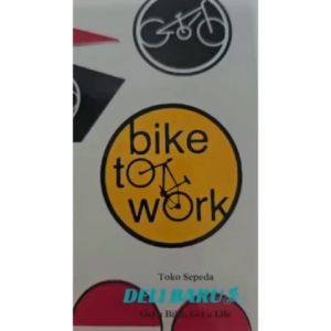 Stiker Tempel Murah BMX FREESTYLE Merah Biru Sepeda Harga Per Lembar